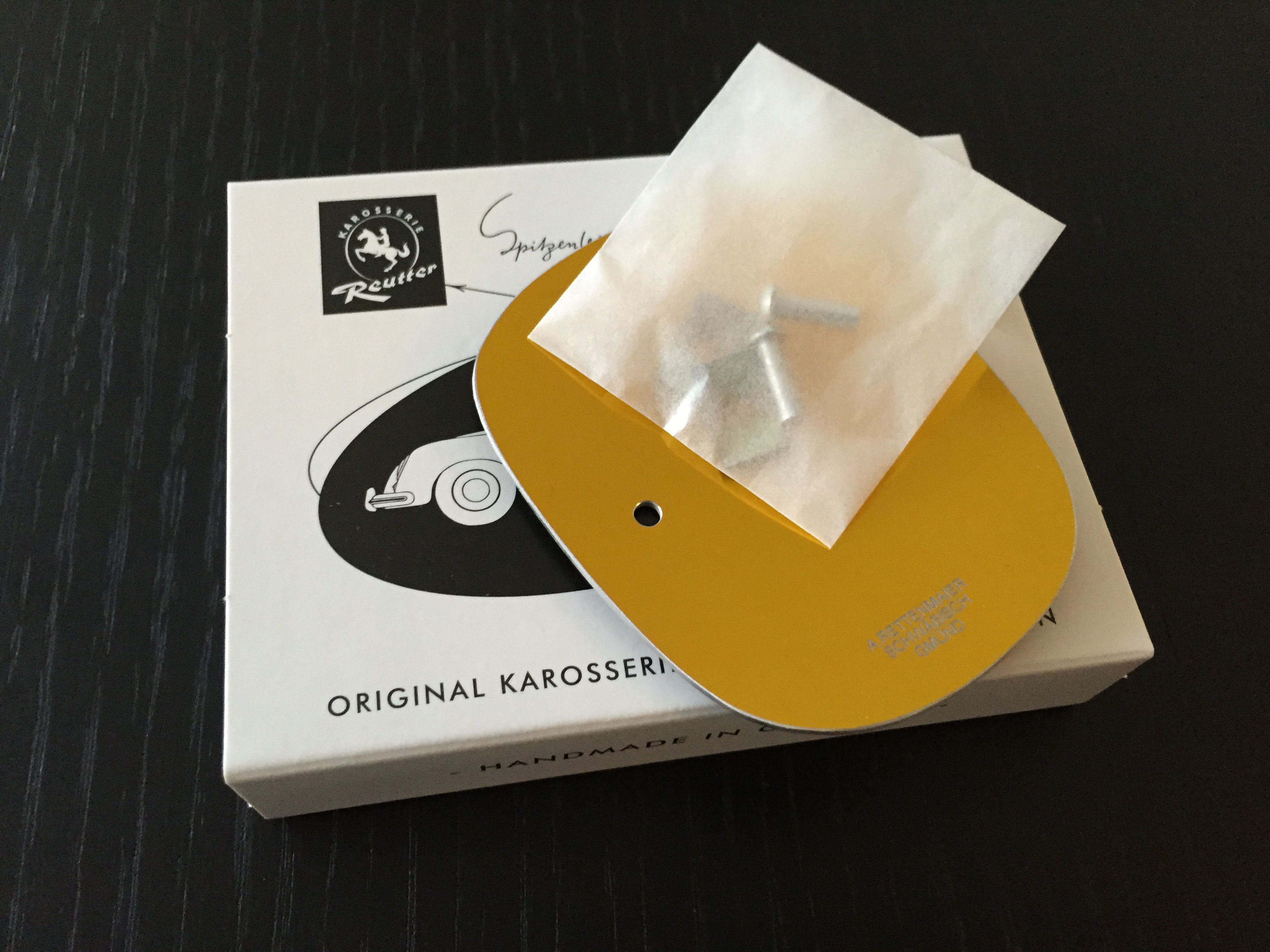 Original Reutter Plakette 1955 - 1961