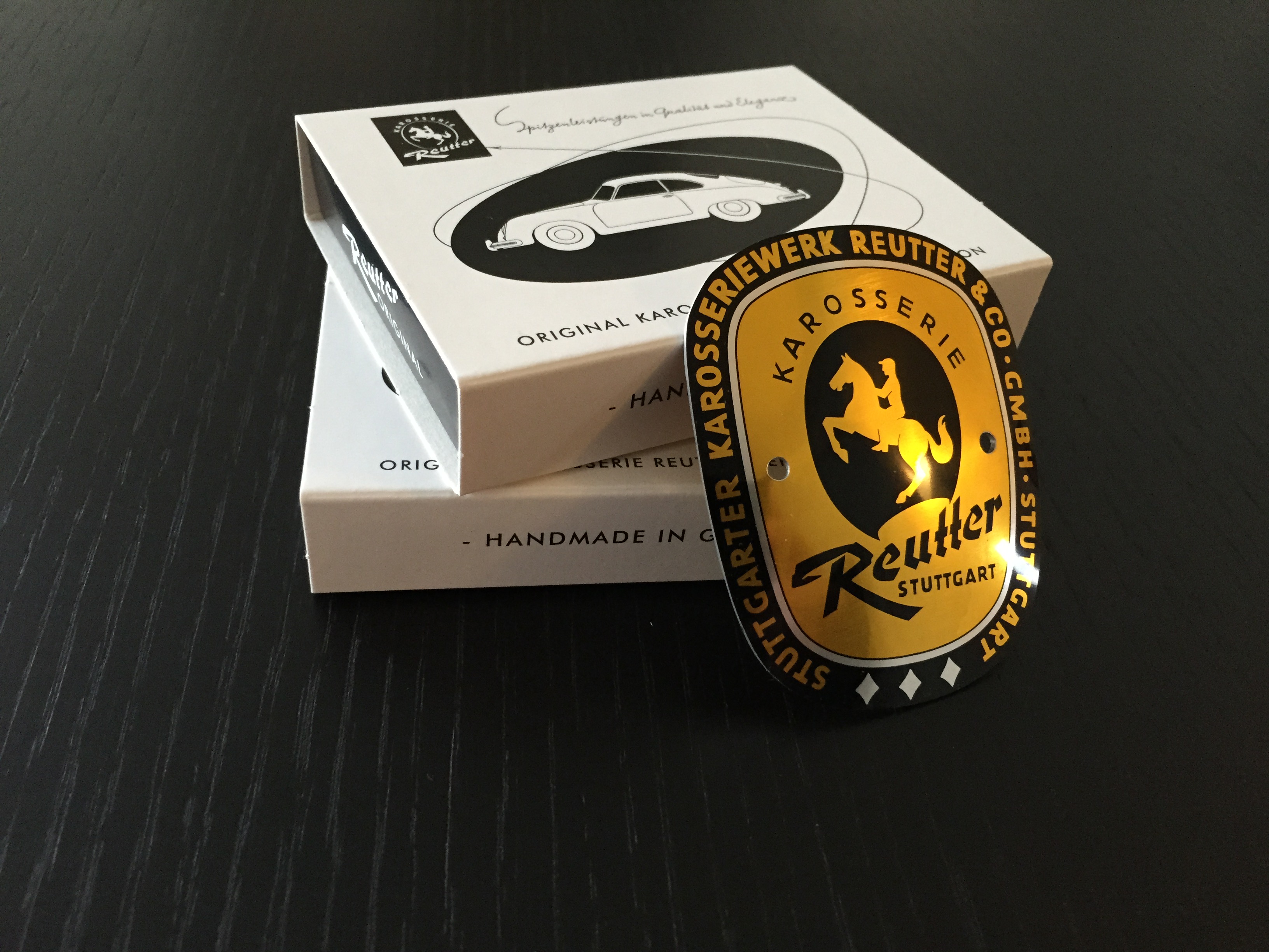 Original Reutter Plakette 1955 - 1961