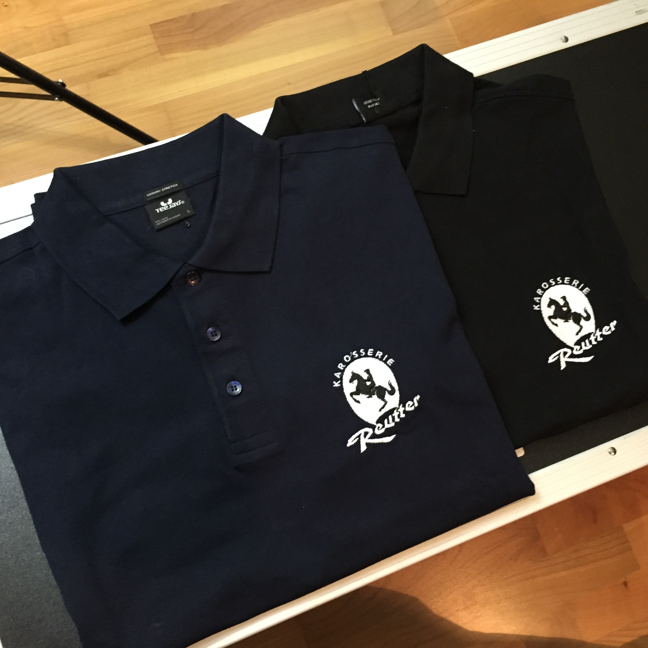 Karosserie Reutter Kurzarm-Polo dunkelblau Gr. M